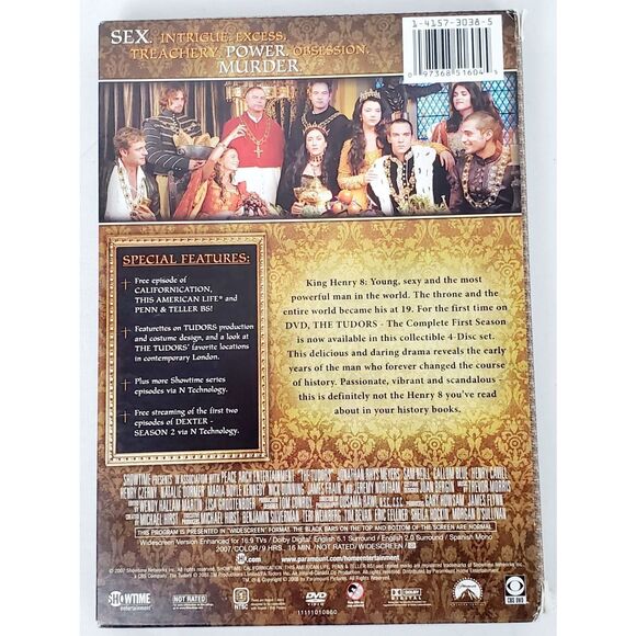 The Tudors Season 1 Drama TV Series DVD - Picture 2 of 3